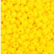 Czech Seed Bead 11/0 Vial Opaque Lemon Yellow apx23g