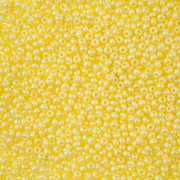 Czech Seed Bead 11/0 Vial PermaLux Dyed Chalk Light Yellow apx23g