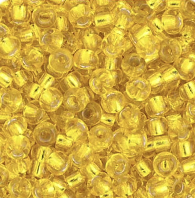 Czech Seed Bead 11/0 Vial S/L Yellow apx23g