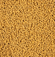 Czech Seed Bead 11/0 Vial PermaLux Dyed Chalk Yellow-Brown Matt apx24g