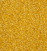Czech Seed Bead 11/0 Vial S/L Yellow Solgel apx23g