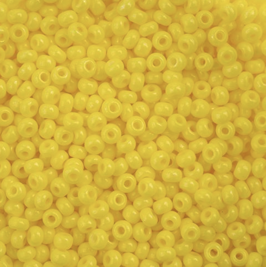 Czech Seed Bead 11/0 Vial Terra Intensive Yellow apx23g