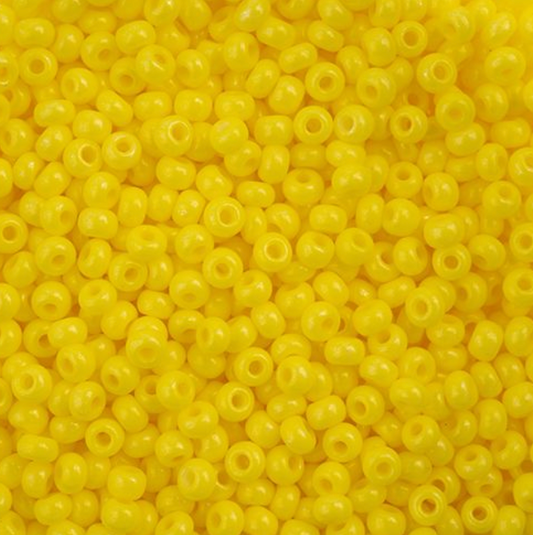 Czech Seed Bead 11/0 Vial Terra Intensive Yellow apx23g
