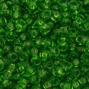 Czech Seed Bead 11/0 Vial Transparent Chartreuse apx23g