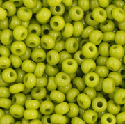 Czech Seed Bead 11/0 Vial Opaque Light Green apx24g