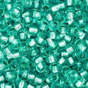 Czech Seed Bead 11/0 Vial S/L Green Dyed apx23g