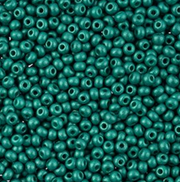 Czech Seed Bead 11/0 Vial PermaLux Dyed Chalk Sea Green apx23g