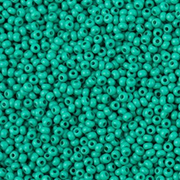 Czech Seed Bead 11/0 Vial Terra Intensive Dark Green Matt apx23g