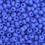 Czech Seed Bead 11/0 Vial Opaque Blue apx23g
