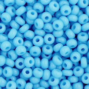 Czech Seed Bead 11/0 Vial Opaque Light Blue apx23g