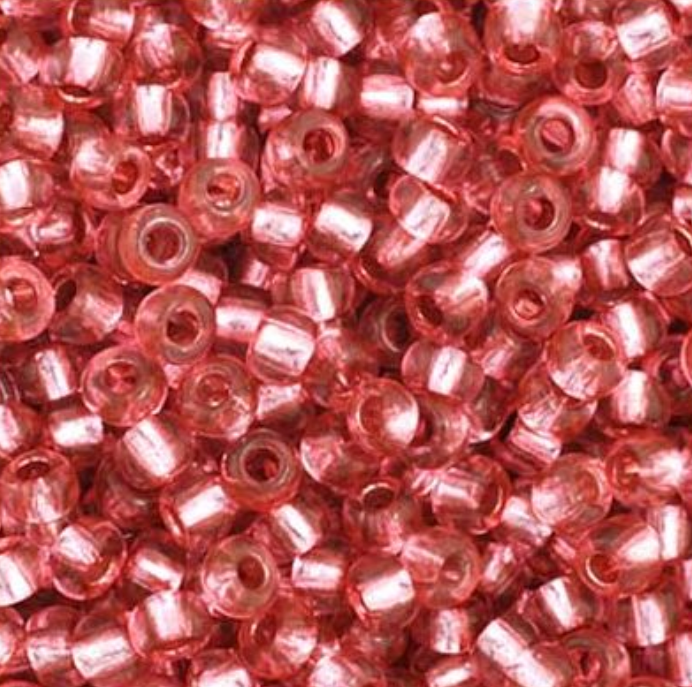 Czech Seed Bead 11/0 Vial S/L Pink Dyed apx23g