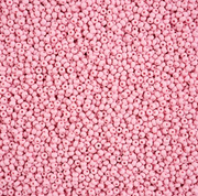 Czech Seed Bead 11/0 Vial PermaLux Dyed Chalk Light Pink Matt apx24g