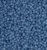 Czech Seed Bead 11/0 Vial Alabaster Blue Solgel apx23g