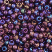 Czech Seed Bead 11/0 Vial Transparent Mauve AB apx23g