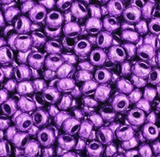 Czech Seed Bead 11/0 Vial Metallic Purple apx23g
