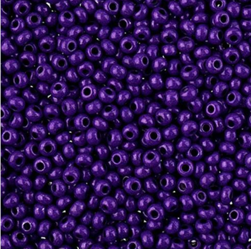 Czech Seed Bead 11/0 Vial Terra Intensive Purple apx25g