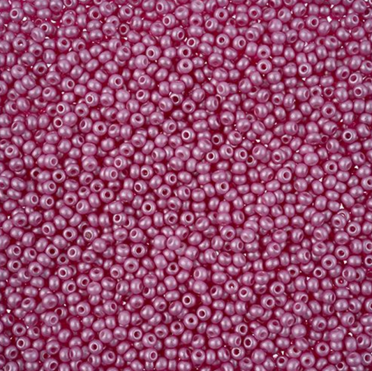 Czech Seed Bead 11/0 Vial PermaLux Dyed Chalk Violet apx23g