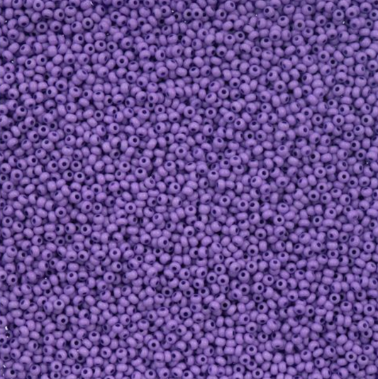 Czech Seed Bead 11/0 Vial Grape Chalk Dyed Solgel apx23g