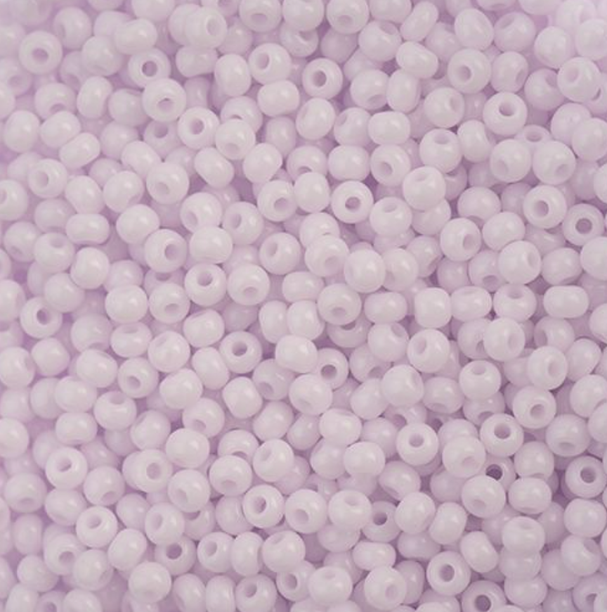 Czech Seed Bead 11/0 Vial Opaque Natural Pink apx25g