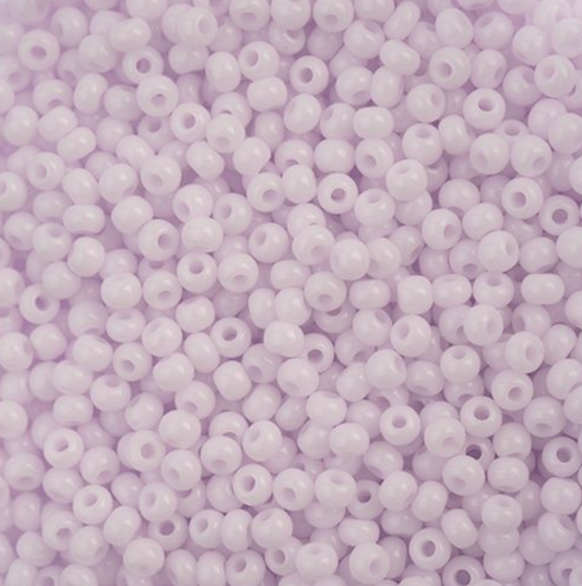 Czech Seed Bead 11/0 Vial Opaque Natural Pink apx25g