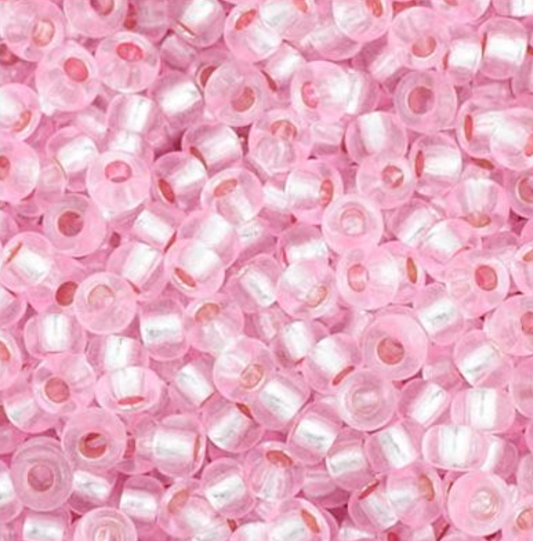 Czech Seed Bead 11/0 Vial S/L Pink Dyed apx23g