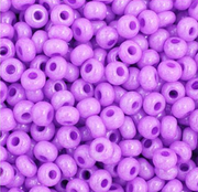 Czech Seed Bead 11/0 Vial Opaque Fuchsia Dyed apx24g