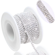 Crystal ss6 - Metal Rhinestone Banding