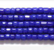 CZ Seed Bead 3-cut Dark Blue 9/0