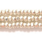 CZ Seed Bead True Cut Metallic Silver 11/0