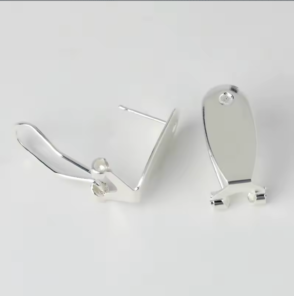 Silver Lever Posts - 4 Pairs