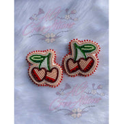 AG CreeAtions - Cherry Post Earrings