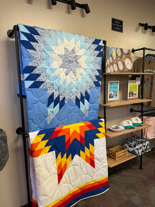 Billy Werk - Queen Starquilt Light Blue