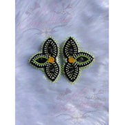 AG CreeAtions - Half Flower Post Earrings