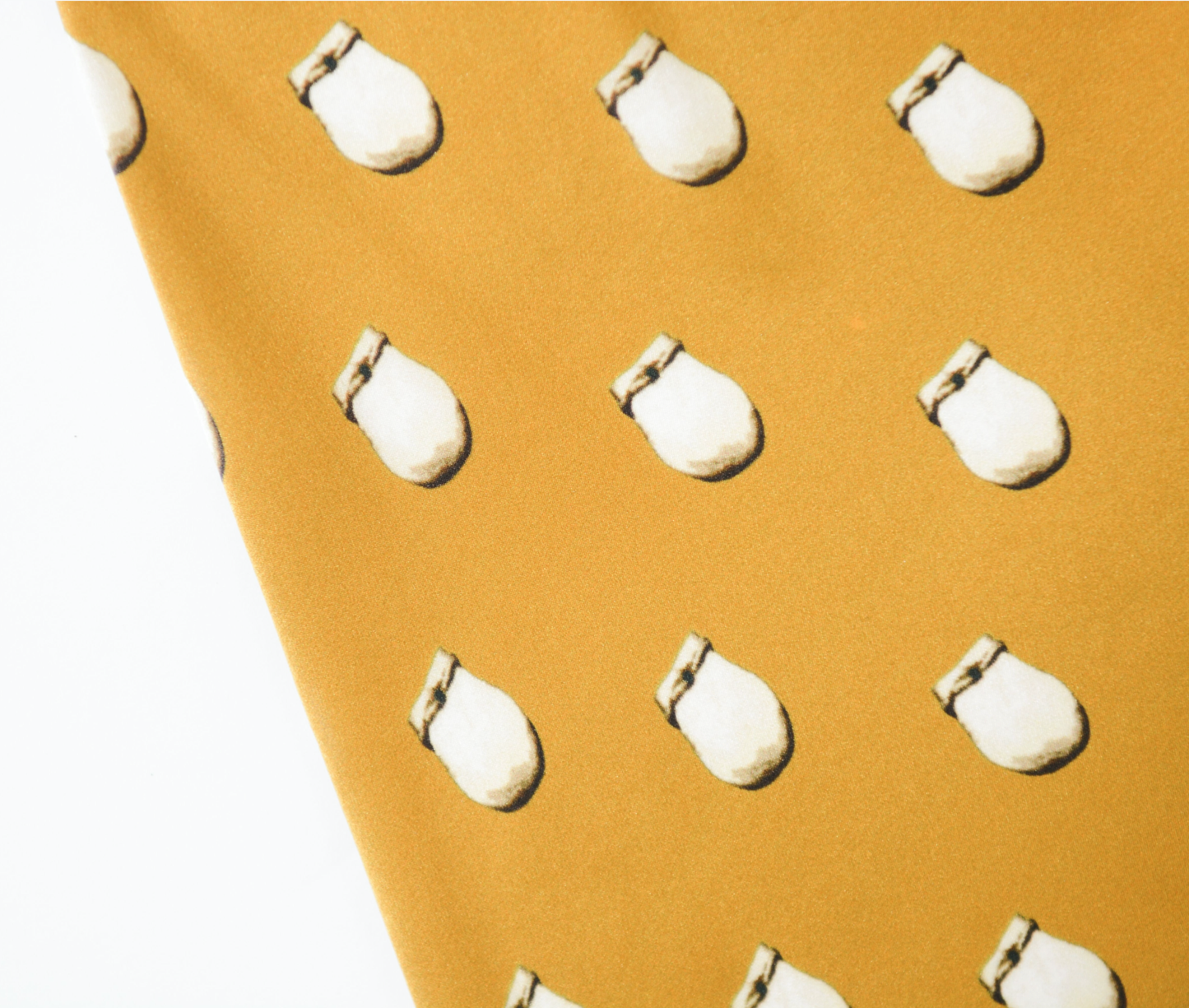 B.Yellowtail - Elk Ivory Silk Scarf: YELLOW