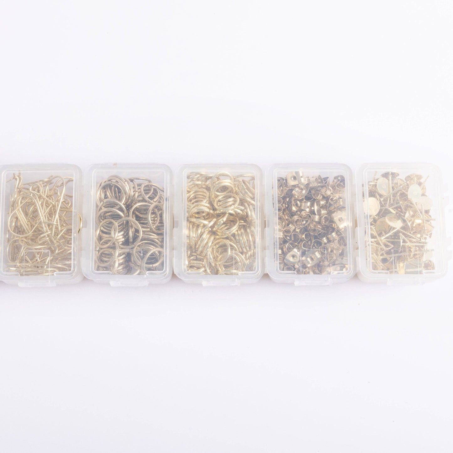 Gold Essential Earring Findings Kit, 575pcs