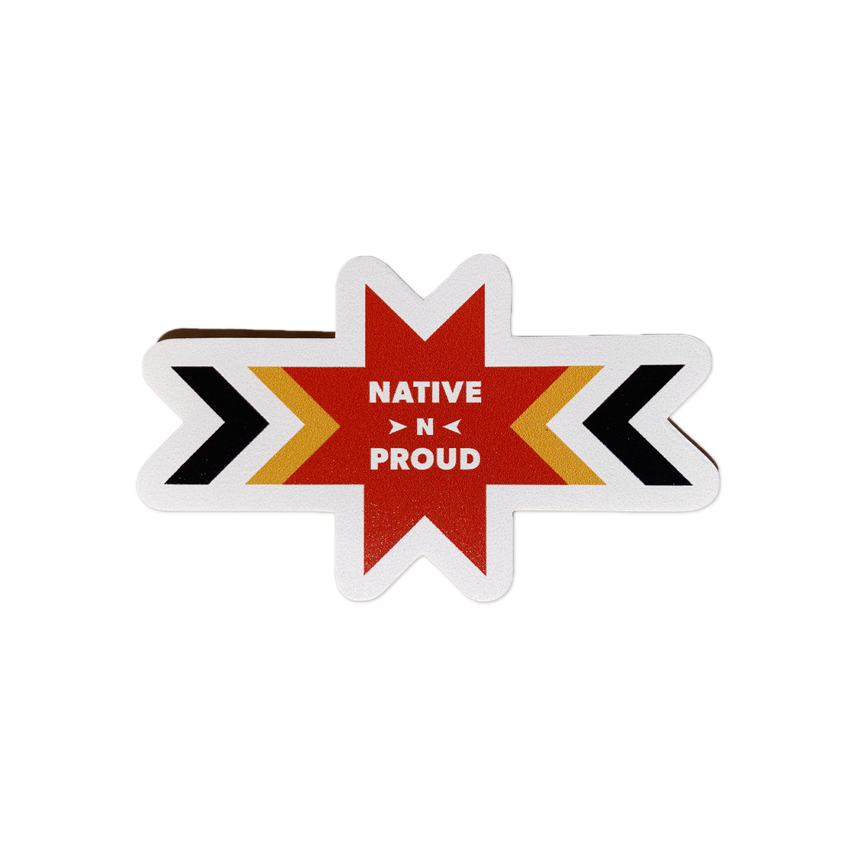 Iris Running Thunder - "Native N Proud" Matte Vinyl Sticker