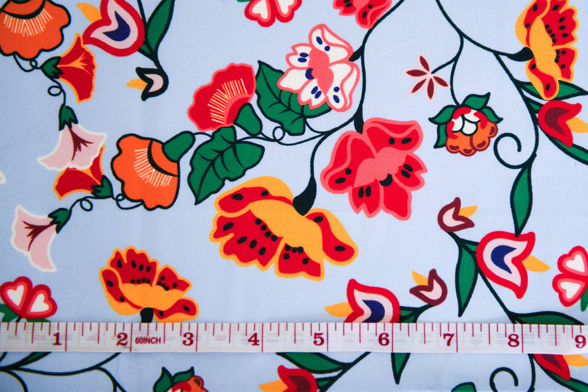 B.Yellowtail - Cotton Fabric - Floral Bloom