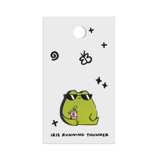 “Tuff Frog” Enamel Pin