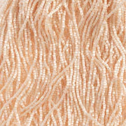Czech Seed Beads 10/0 2Cut Dyed Satin Topaz SOLGEL Strung