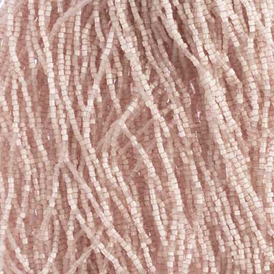 Czech Seed Beads 10/0 2Cut Dyed Satin Dark Topaz SOLGEL Strung