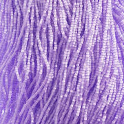 Czech Seed Beads 10/0 2Cut Dyed Satin Violet SOLGEL Strung