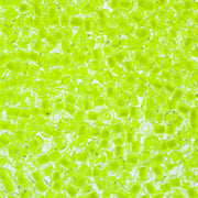 Czech Seed Bead 11/0 Vial Crystal C/L Neon Yellow apx23g