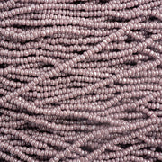 Czech Seed Bead 13/0 Cut Opaque Mauve Luster Strung