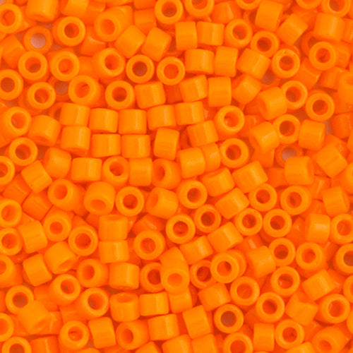 Miyuki Delica 11/0 5.2g Vial Orange Mandarin Opaque