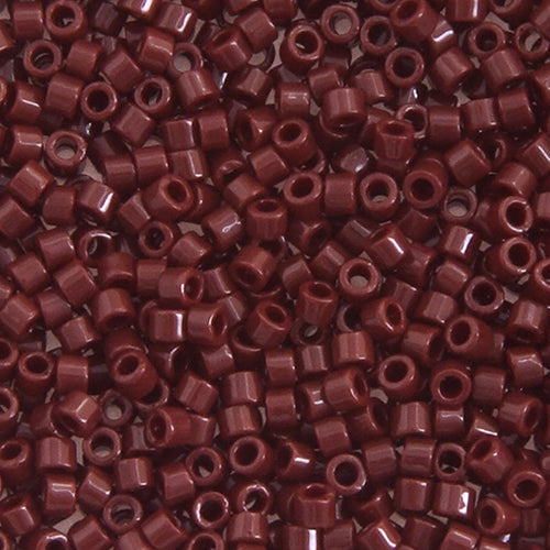 Miyuki Delica 11/0 5.2g Vial Brown Currant Opaque