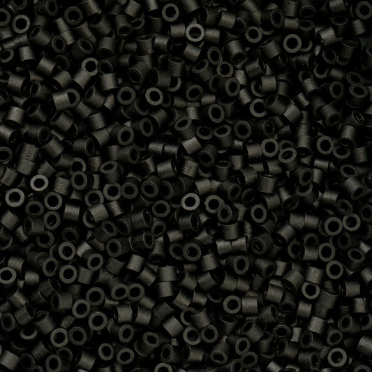 Cylin Bead 11/0 25g Bag Black Matte