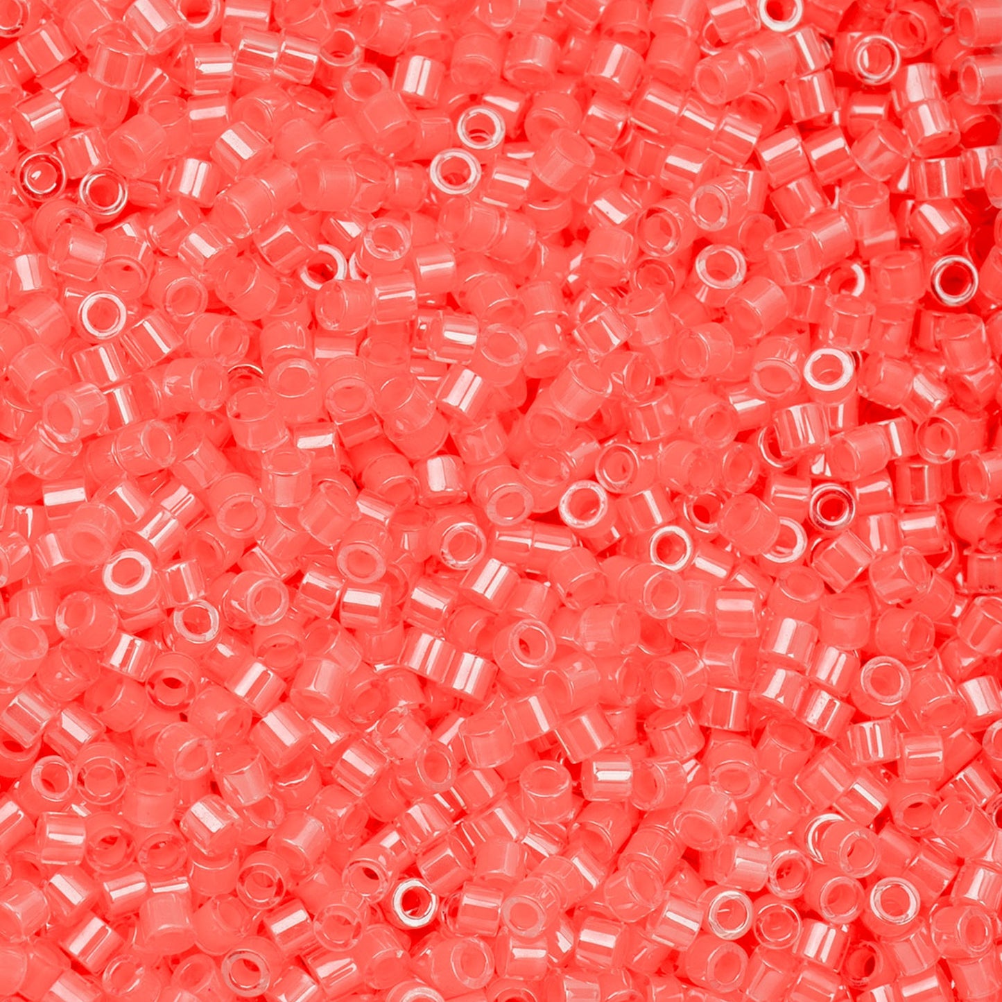 Cylin Bead 11/0 25g Bag Coral Neon Color