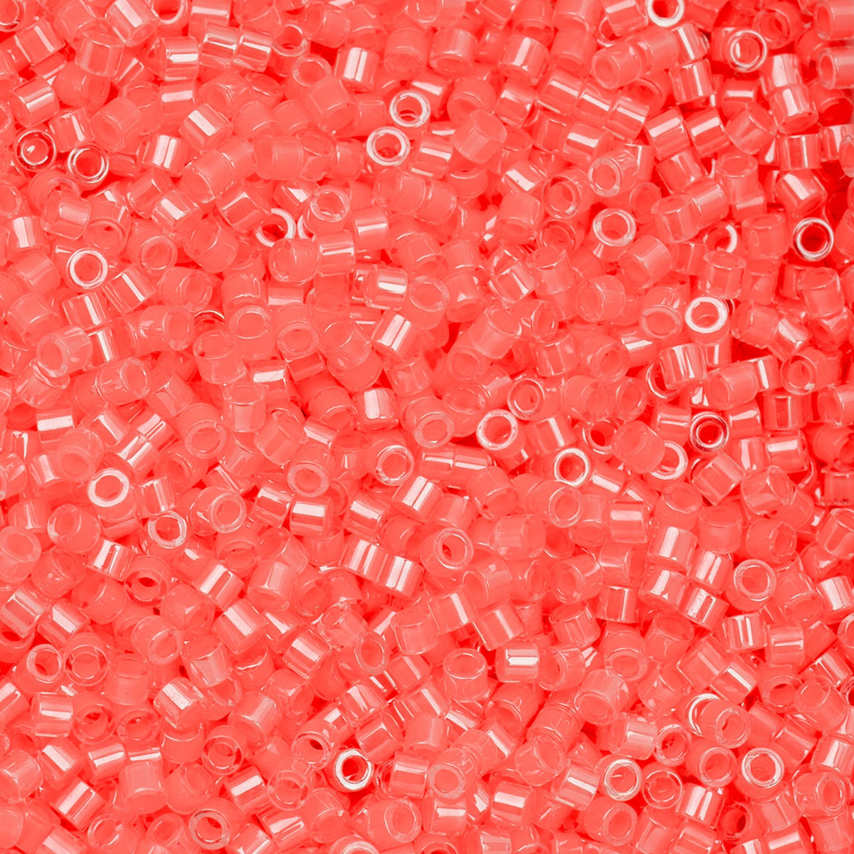 Cylin Bead 11/0 25g Bag Coral Neon Color