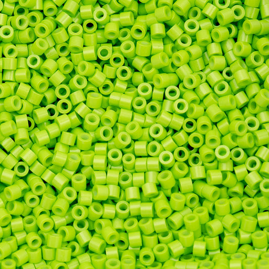 Cylin Bead 11/0 25g Bag Opaque Green Neon Color