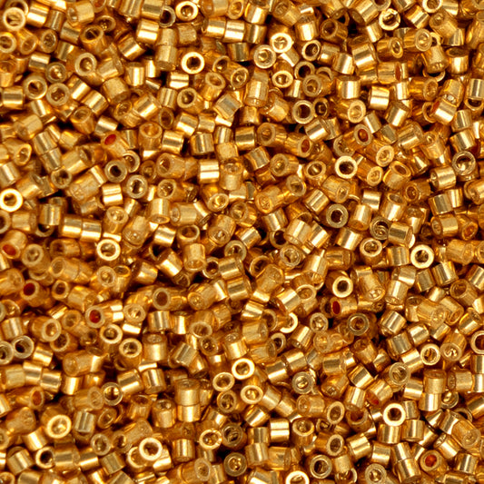 Cylin Bead 11/0 25g Bag Golden Alloy Glow